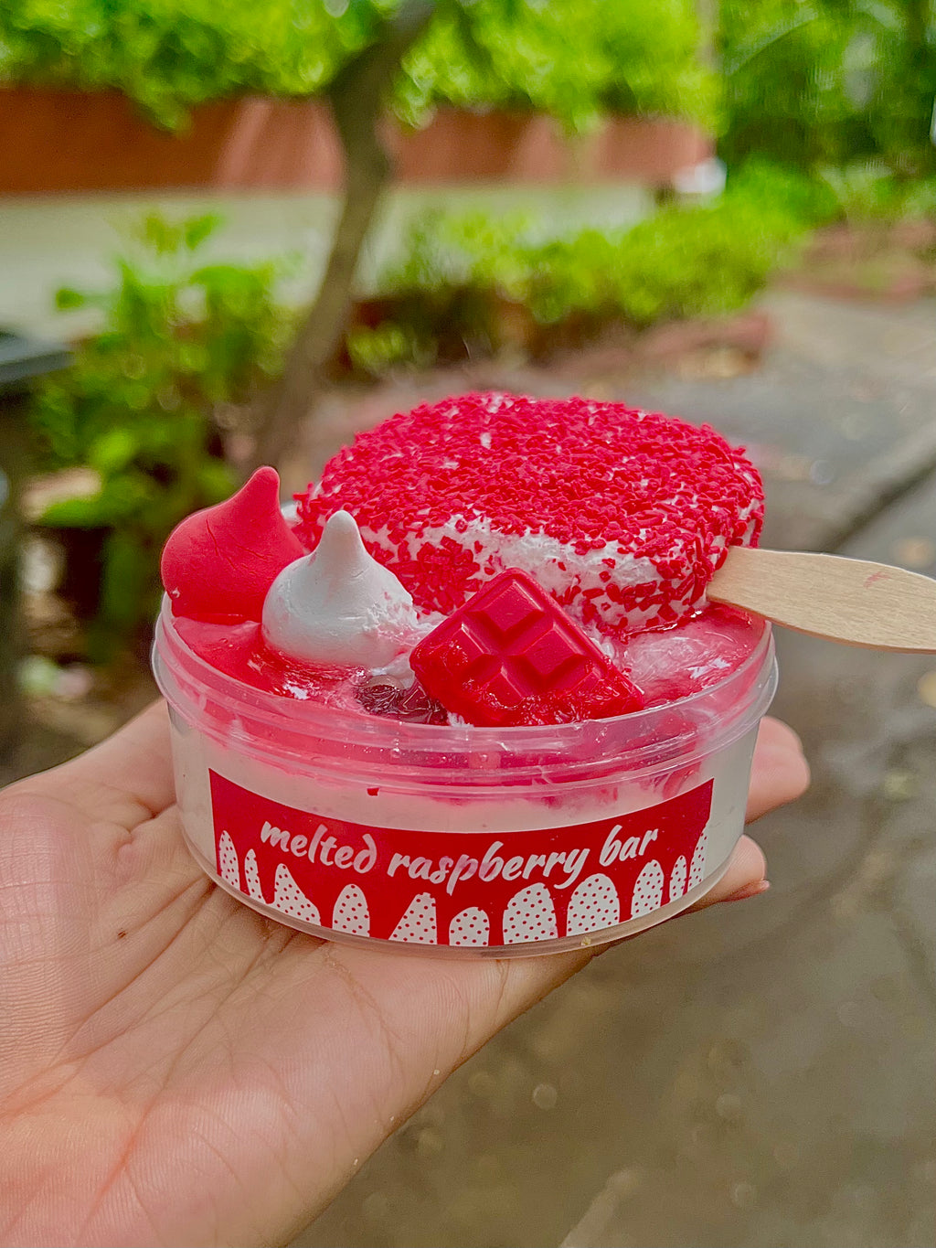 Melted Raspberry MELTED RASPBERRY BAR SLIME – The Slime Space