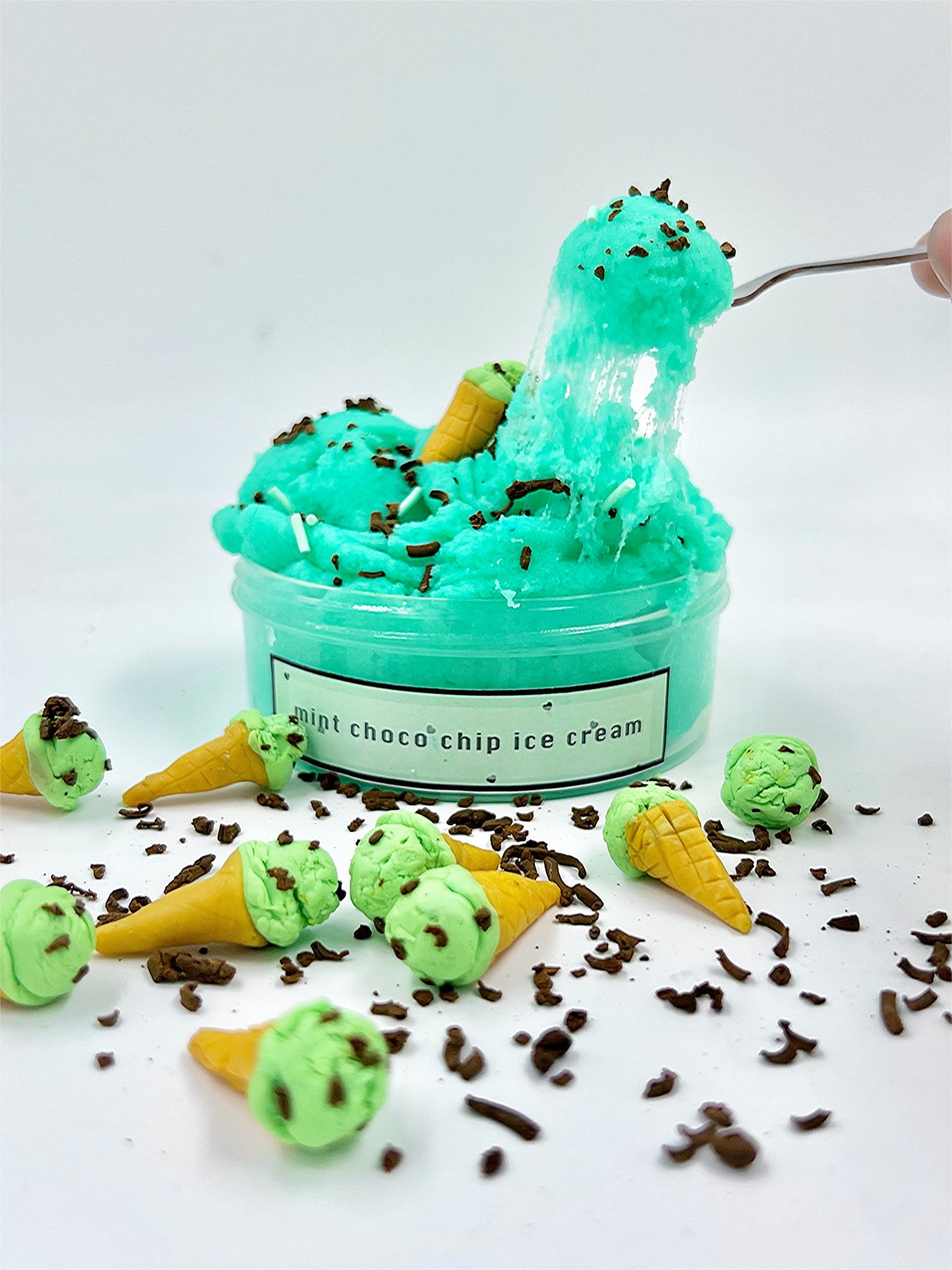 MINT CHOCO CHIP ICE CREAM – The Slime Space