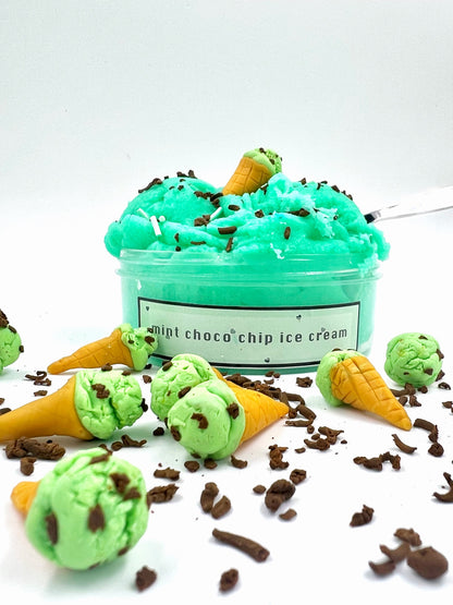 MINT CHOCO CHIP ICE CREAM